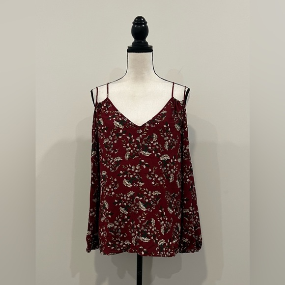 Crescent Cold Shoulder Blouse - Picture 1 of 5